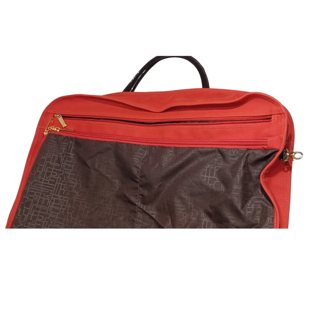 Diane von Furstenberg Red Garment Bag Carry On Travel Luggage Bag
